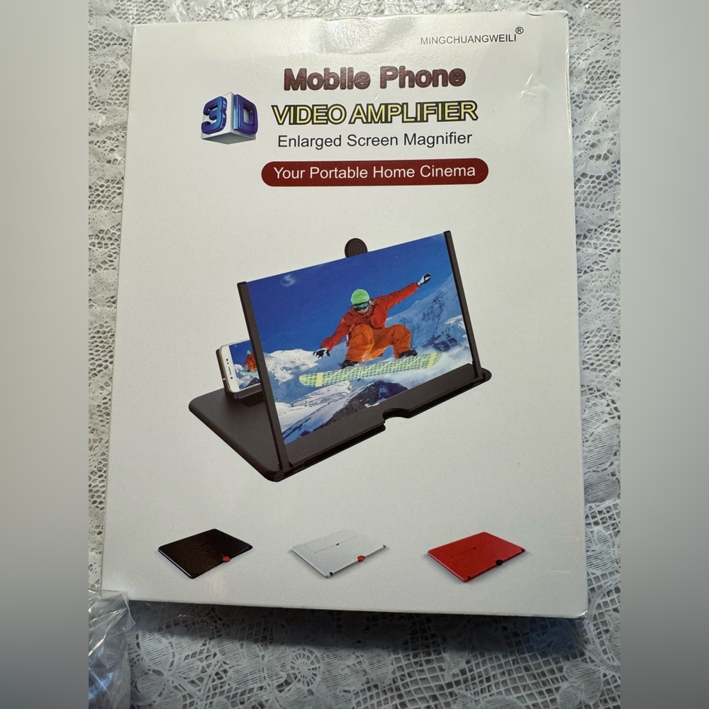 Mingchuangwell 3D Mobile Phone Video Amplifier - Black